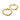 Crystal hoops. Sterling silver gold vermeil.