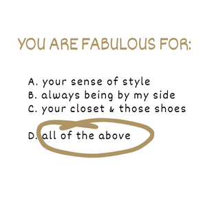 You are Fabulous Tray