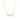Cursive Love Necklace yellow gold