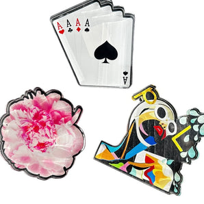 Napkin Holder Set, Playing Cards