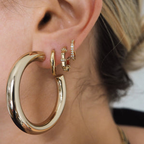 Row earrings