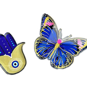 Napkin Holder Set, Butterfly