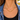 Close-up of the Lexi Necklace's white enamel oval links worn with a black top and denim jacket