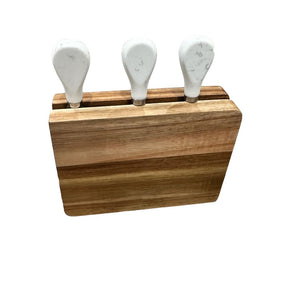 Cheese Knife Set with Holder