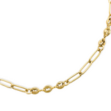 water resistant necklace. gold plated