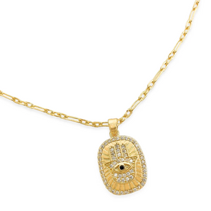 Hamsa Pendant Necklace