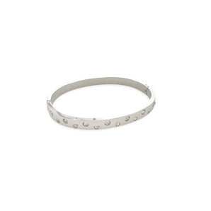 Sparkles Bangle, Silver