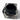 Acrylic Cube Vase, Black, angled view