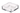 Empty clear acrylic lunch and dinner napkin holder
