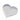 Acrylic Napkin Weight, Clear Heart, view 4