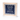 Acrylic quote block with navy panel and coral Greek key border