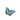 Side view of blue and yellow butterfly napkin weight