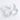 Clear acrylic butterfly napkin weight on a white background