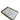 Clear acrylic butterfly napkin weight inside a dark-edged box