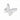 Small clear butterfly napkin weight, side view