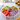 Acrylic entertainer tray with burger toppings like tomatoes and onions