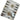 Angled view of compass acrylic backgammon set with checkers