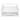 Front view of clear acrylic napkin holder with white napkins