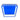 Front view of indigo blue scalloped acrylic napkin holder