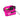 Pink lined Kusshi case holding curling wand and brush