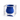 Lucite Vase -Blue