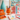 Lucite Vase, Orange, view 5