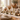 Modern Acrylic Bud Vase, Clear, Large, with fall branches and candles on a dinner table