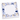 Pickleball notepad with paddles, bows and blue vine border