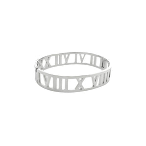 Romans Bangle, Silver