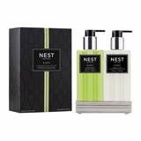 Enjoy an elevated bathroom aesthetic with the Bamboo Liquid Soap & Hand Lotion Set. Featuring a beautiful tray and Nest Fragrances' ever-popular Bamboo scent, this set makes a great gift or addition to any home.